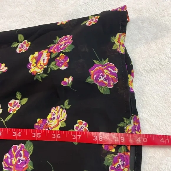 Torrid Floral Black Cold Shoulder Dress - Picture 8 of 9